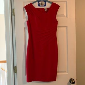 Cache Sheath Dress | Red | Size 6